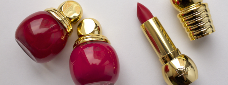 Губы: Dior Diorific #038 Diva – Golden Winter Collection