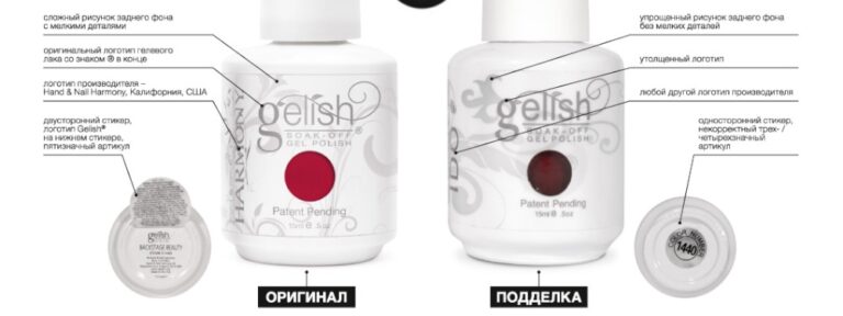 Gelish Original vs Fake