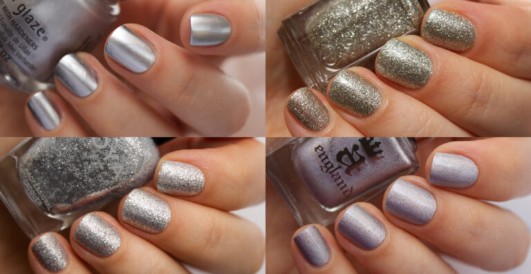 Zoya Luna, Essie Beyond Cozy, A-England Fonteyn, China Glaze I’d Melt For You