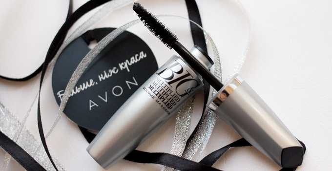 Avon BIG&Multiplied Volume Mascara swatches Ann Sokolova