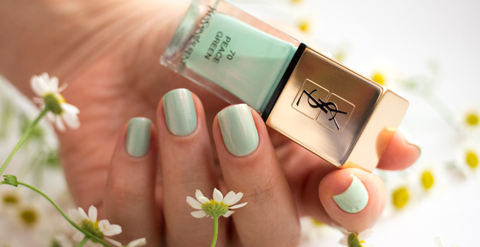 YSL #70 Peace Green Ann Sokolova swatches